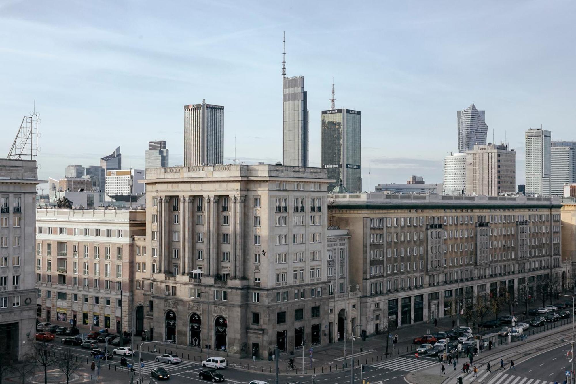 Plac Konstytucji 6 Orange - Apartament Dla 4 Osob - Bezplatny Parking - Free Parking - Piekny Widok Na Panorame Warszawy Varsovie Extérieur photo